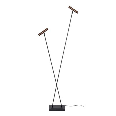 Lucide DUARTE - Floor lamp - 2xG9 - Coffee - Vibes